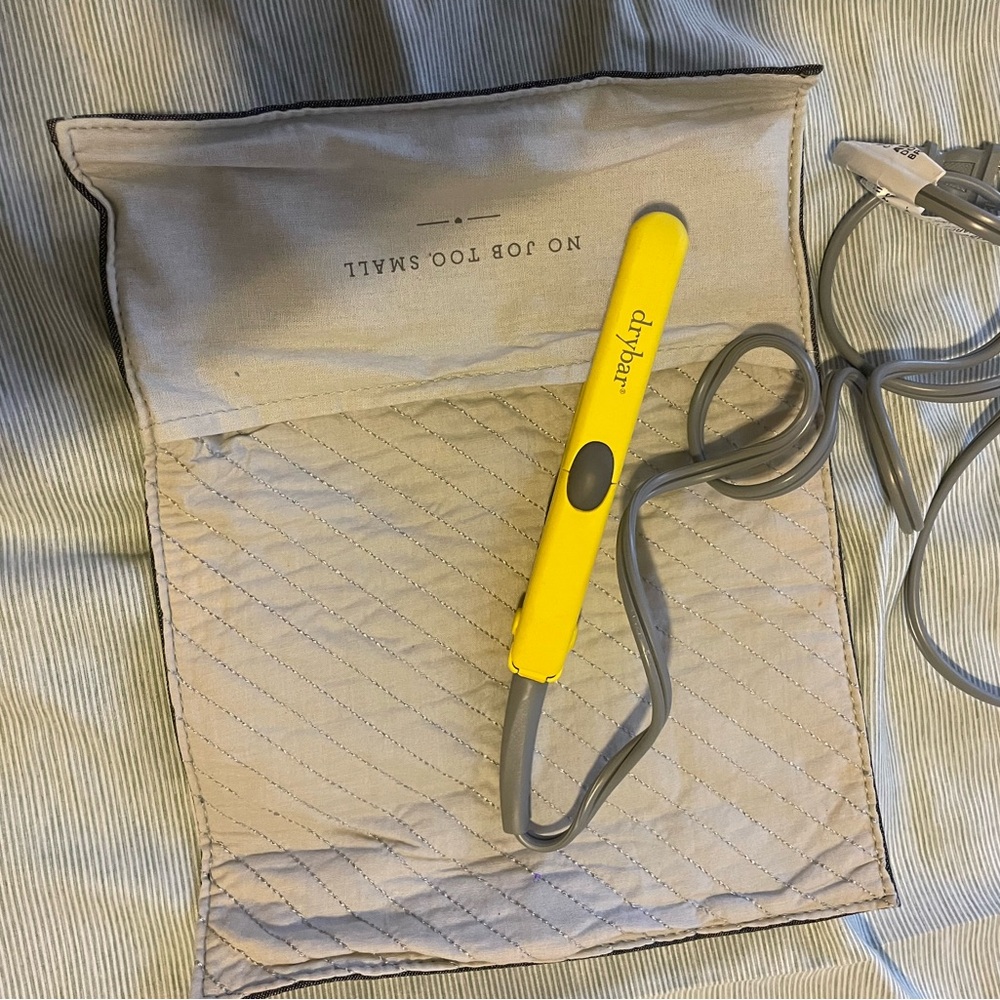Drybar Yellow Travel Flatiron